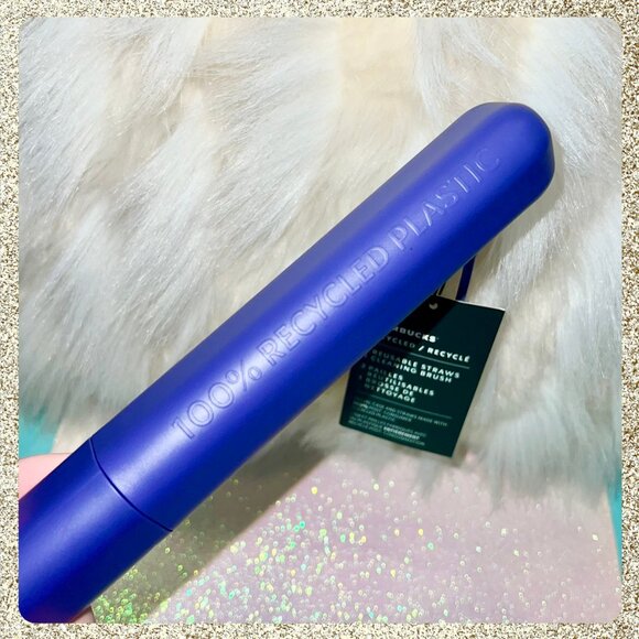 💜 ♻️ 2025 Starbucks Purple/Blue Recycled 6 Piece Collection NWT - Picture 12 of 12